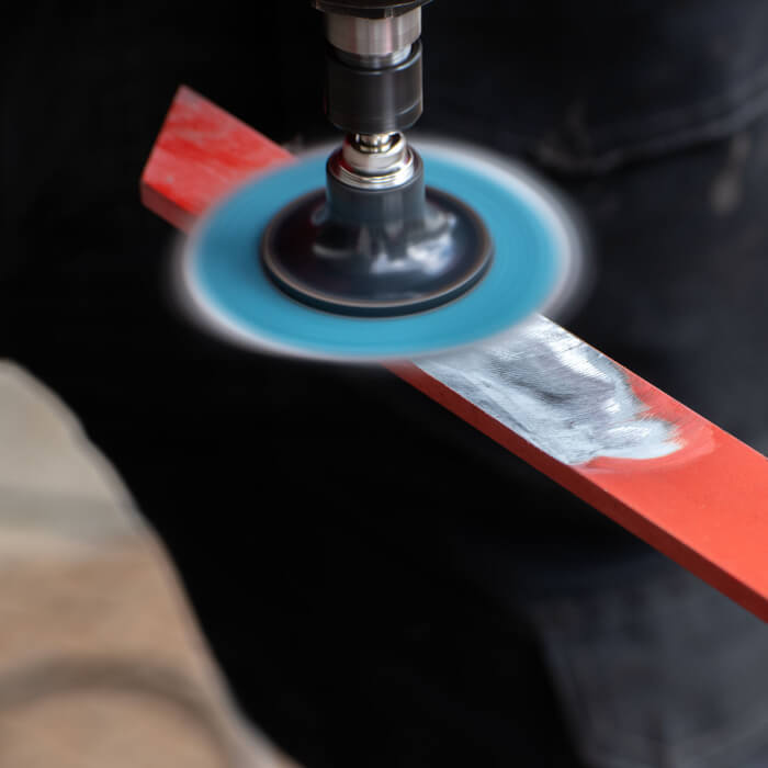 Quick Change abrasive fleece HERMAN MLW-10/QC-RS Abrasive: Non Woven