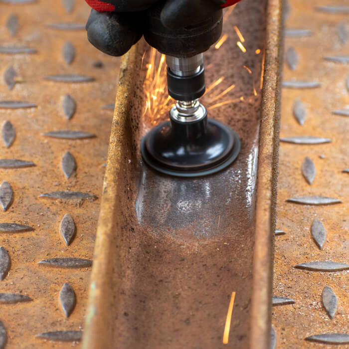 Quick Change Fibre disc HERMAN MFR-10/QC-RS Abrasive: zirconium