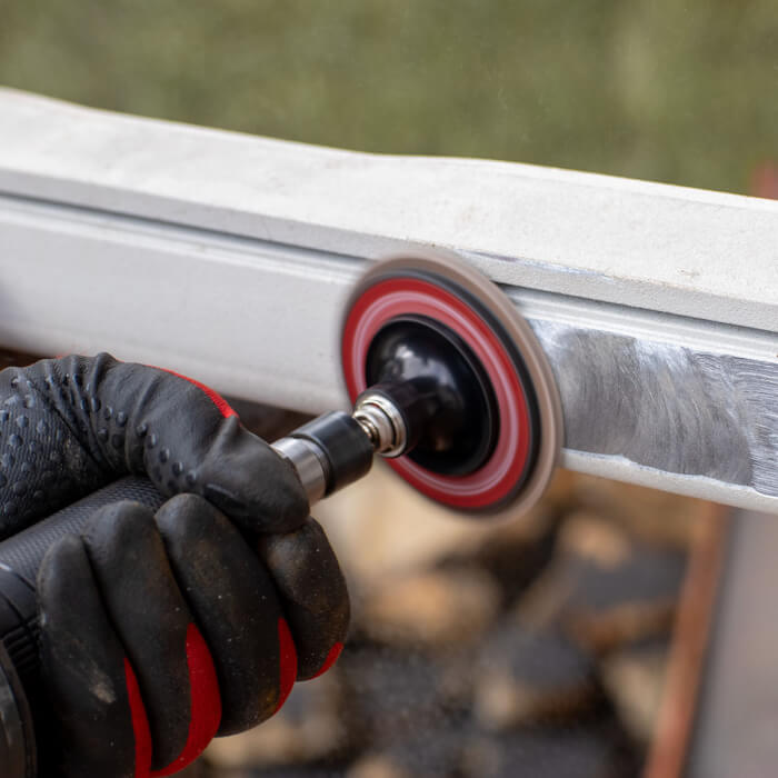 Quick Change Flap disc HERMAN MLX-10/QC-RS Abrasive: ceramic