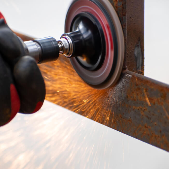 Quick Change Flap disc HERMAN MLX-10/QC-RS Abrasive: ceramic