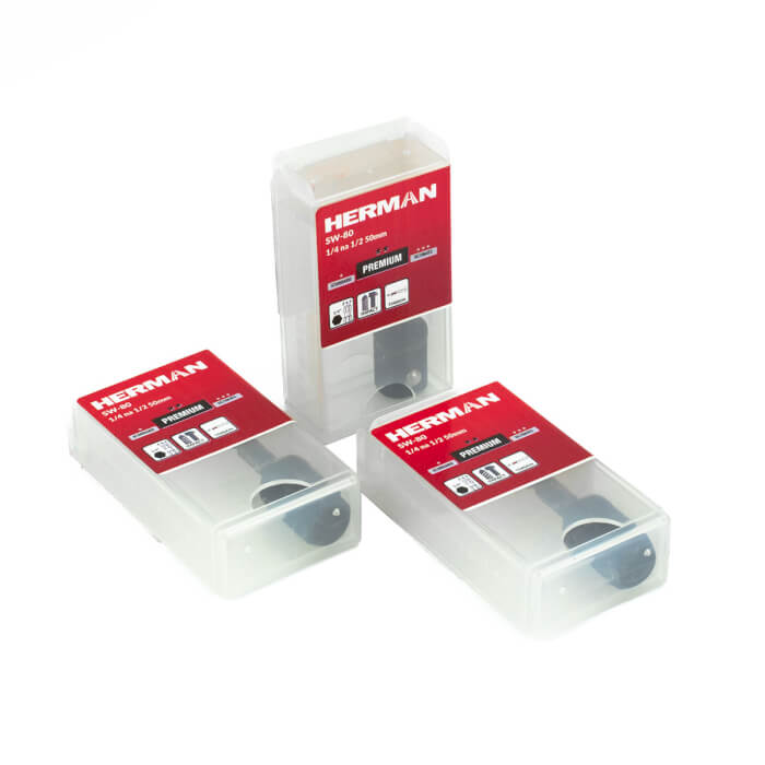 Reducing Adapter Impact HERMAN SW-80 1/4" to 1/2"