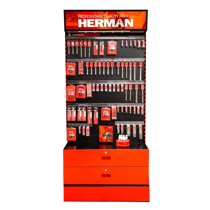 Sales Stand Panel MODUL SS-P / J 670+ pieces of HERMAN products