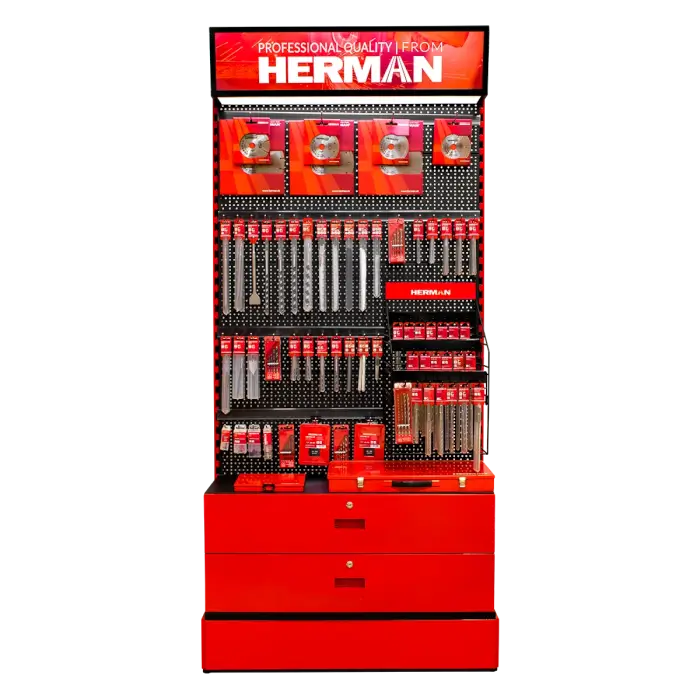 Sales Stand Panel MODUL SS-P / U 540+ pieces of HERMAN products