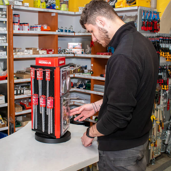 Sales stand rotatable small MODULE SS-SR / VARIETY variable selection