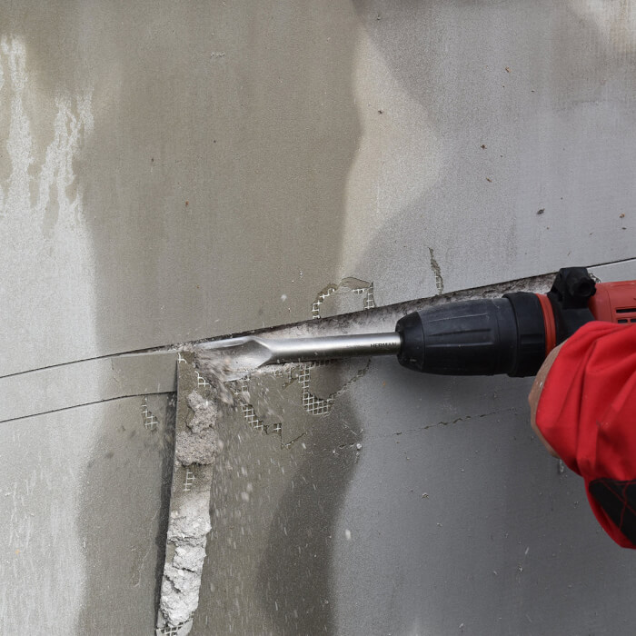 SDS-plus Chisel HERMAN MH-20 Hollow Hollow for grooves in concrete and masonry