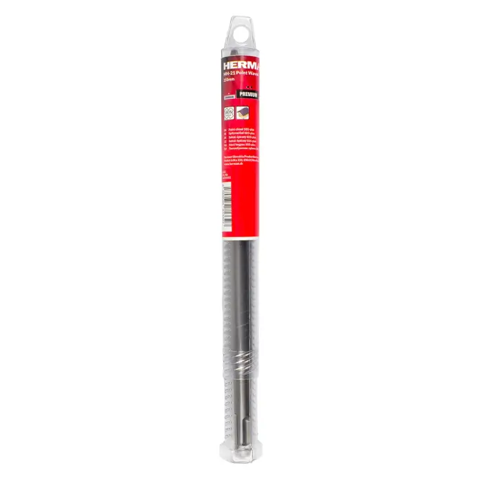 SDS-plus Chisel HERMAN MH-21 Point Waved Pointed for concrete and masonry