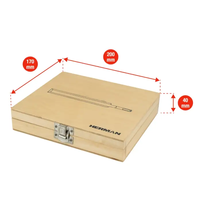 SDS-plus chisel set HERMAN QMH-21 Wood 5 chisels in set