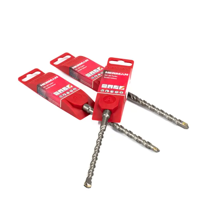 SDS-plus drill bit HERMAN DC-20 Turbo For building materials