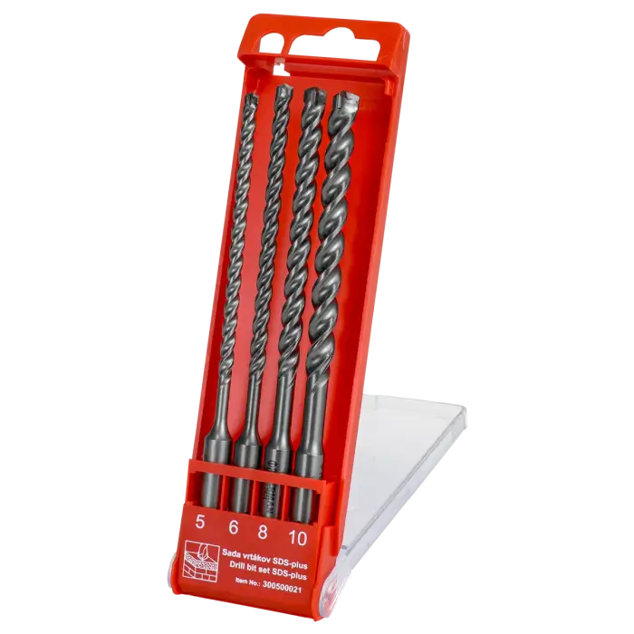 SDS-plus drill bit set HERMAN QDC-21 Triton 4 drill bits in set