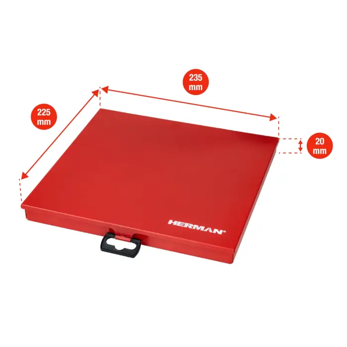 Set of metal drill bits DIN 338 HERMAN QDM-13 HSS-R 130 drill bits in case