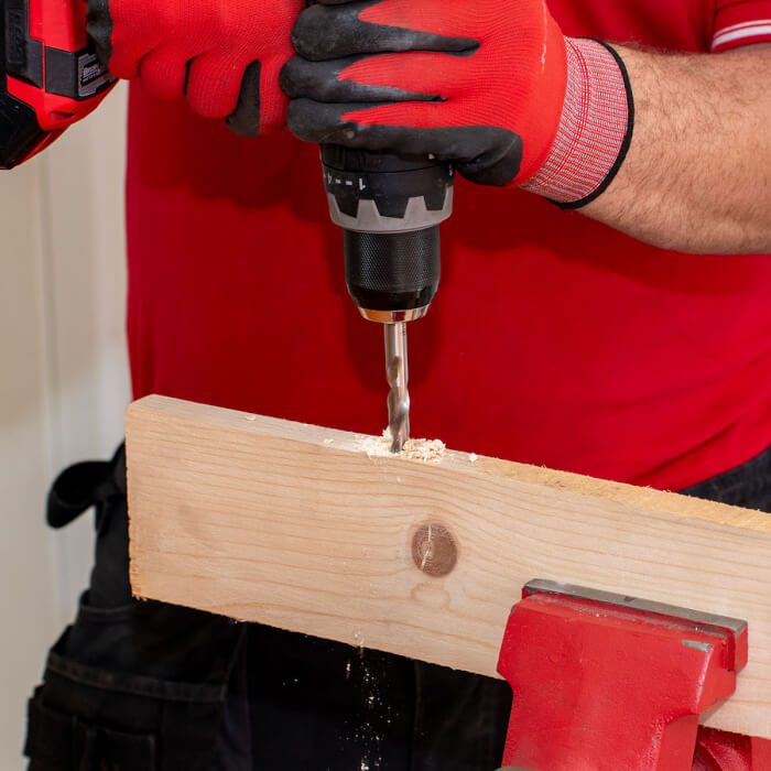 Set of metal drill bits DIN 338 HERMAN QDM-23 HSS-G 130 drill bits in case