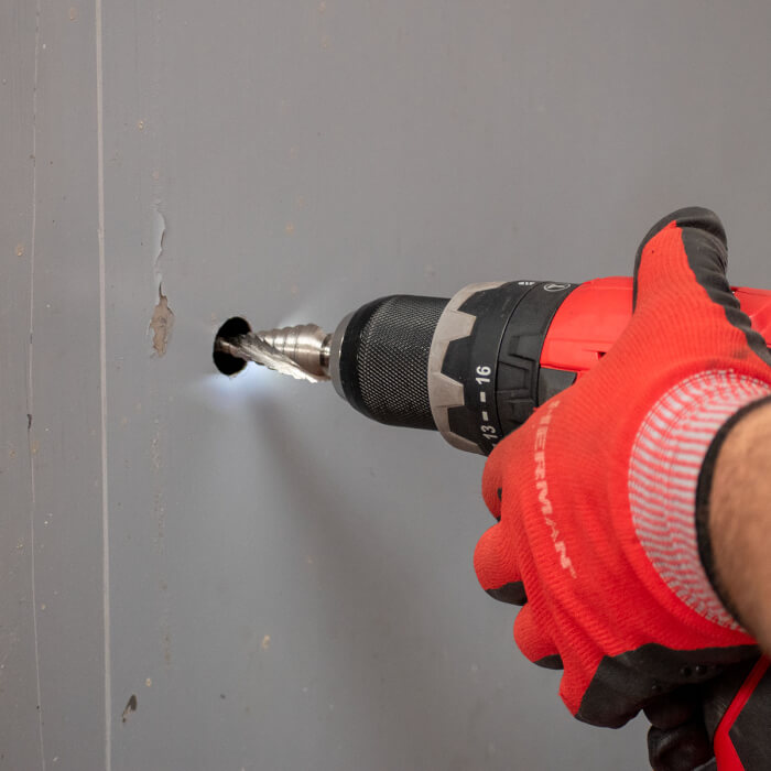 Step drill HERMAN DM-60 HSS For thin-walled materials