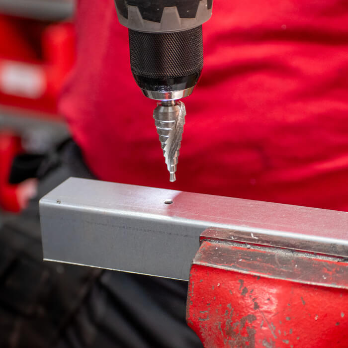 Step drill HERMAN DM-60 HSS For thin-walled materials