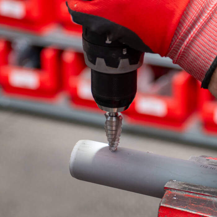 Stepped drill bit set HERMAN QDM-60 HSS 3 drill bits in set