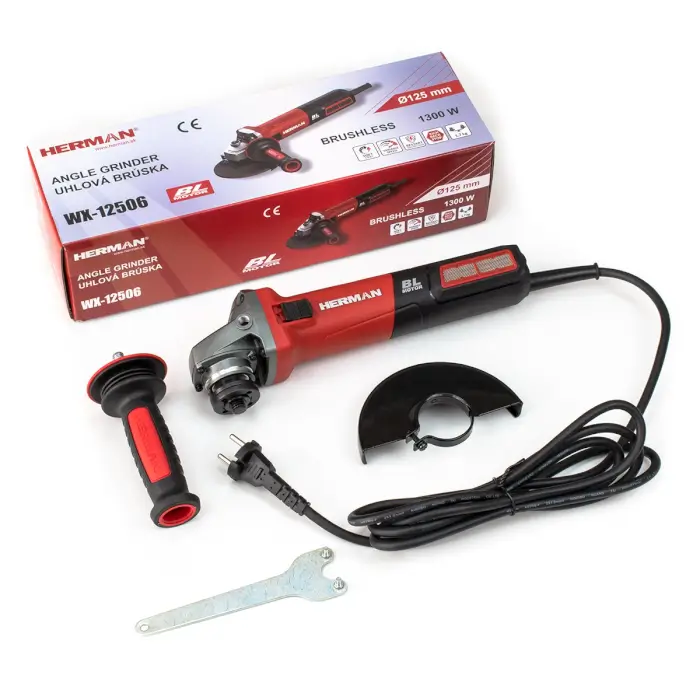 Angle Grinder HERMAN WX-12506 BL | 125 mm 1300 W | Warranty: 3 years