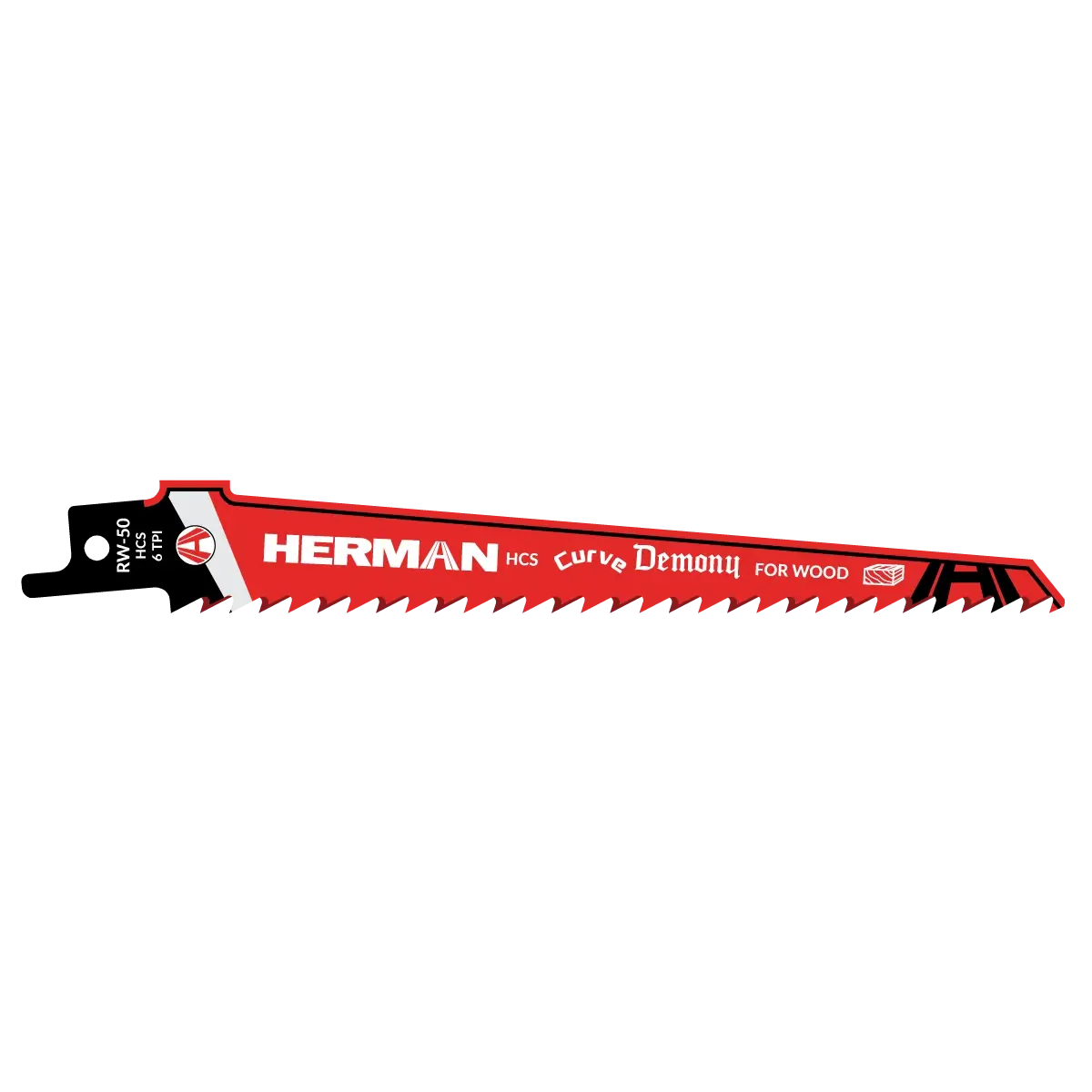 Reciprocating saw blade HERMAN RW-50 Curve Demony Wood 10-100mm
