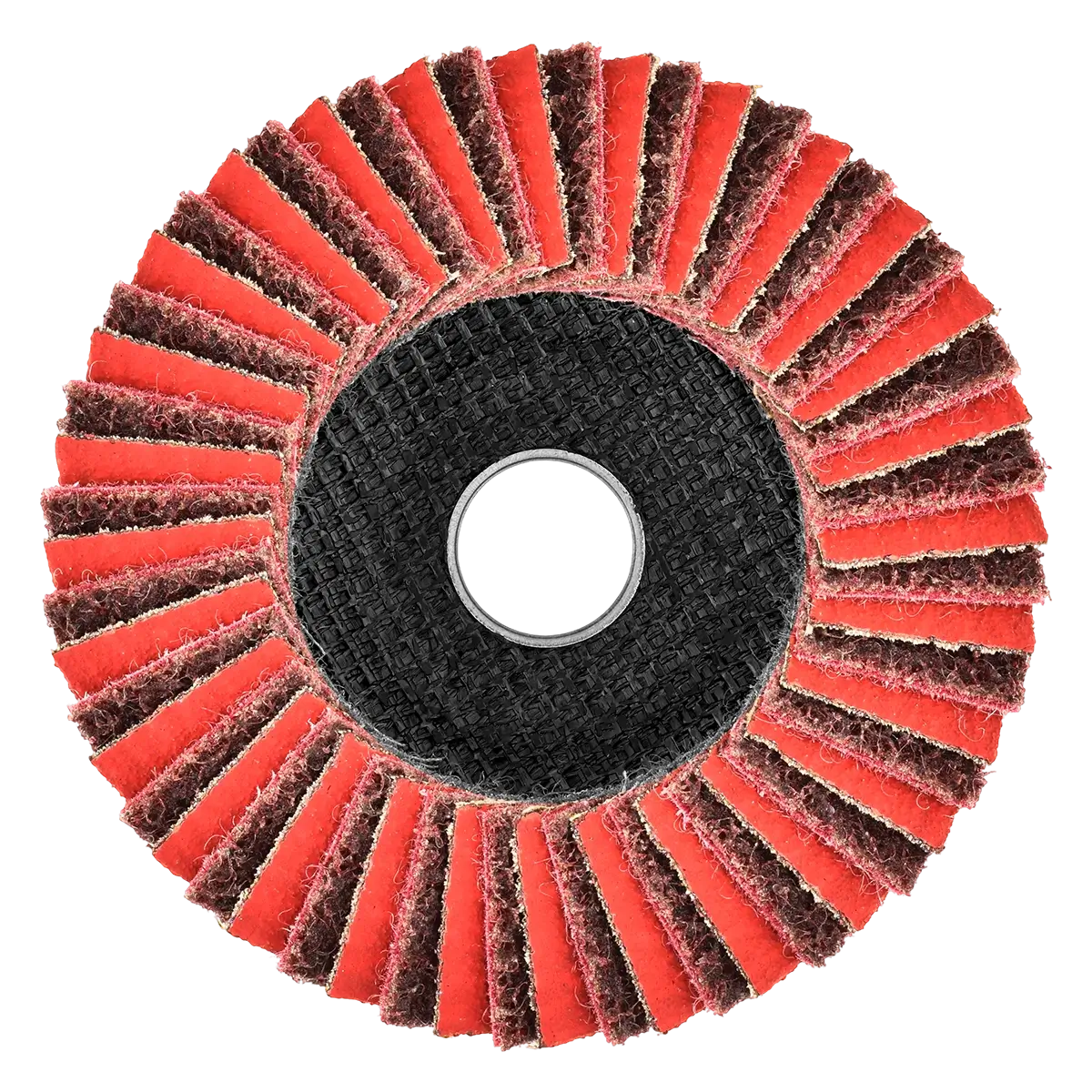 Combined flap disc HERMAN LWX-10 Area CerTex Ceramic + Non-woven for stainless steel