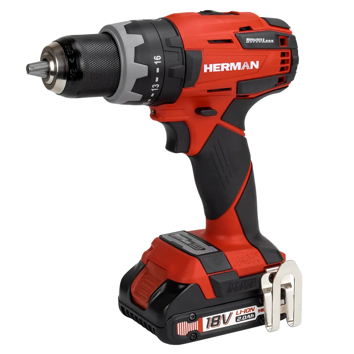 Cordless drill/driver HERMAN AXSP 1801 18,0 V | 2Ah | with impact | Complete 144181002