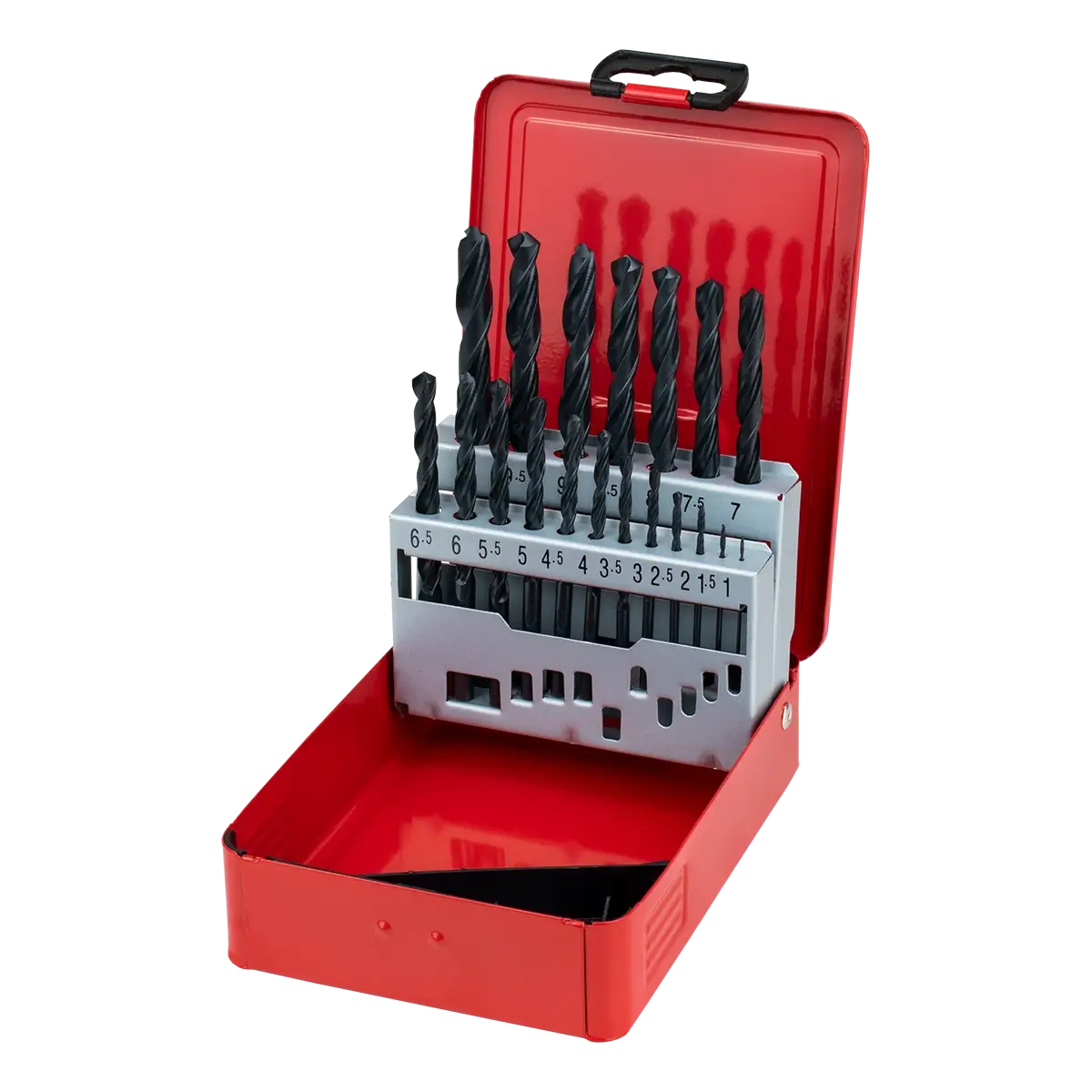 Metal drill bit set HERMAN QDM 11 HSS R 19 pcs drill bits in set 97160507