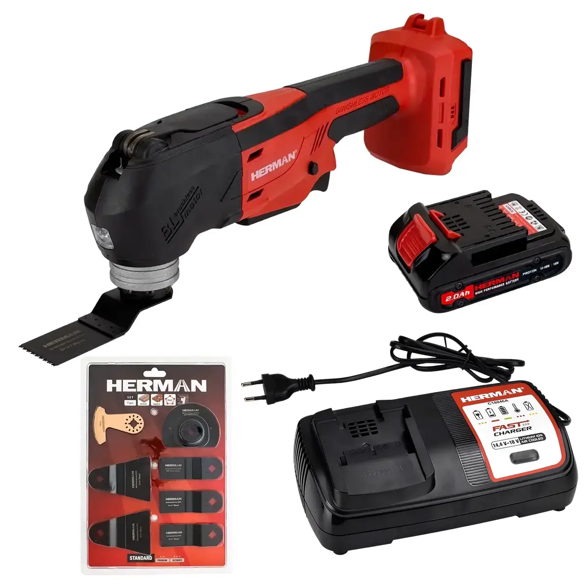 Promotional Combo Set Multi-Cutter  AXMT-1800 Battery, charger, tools