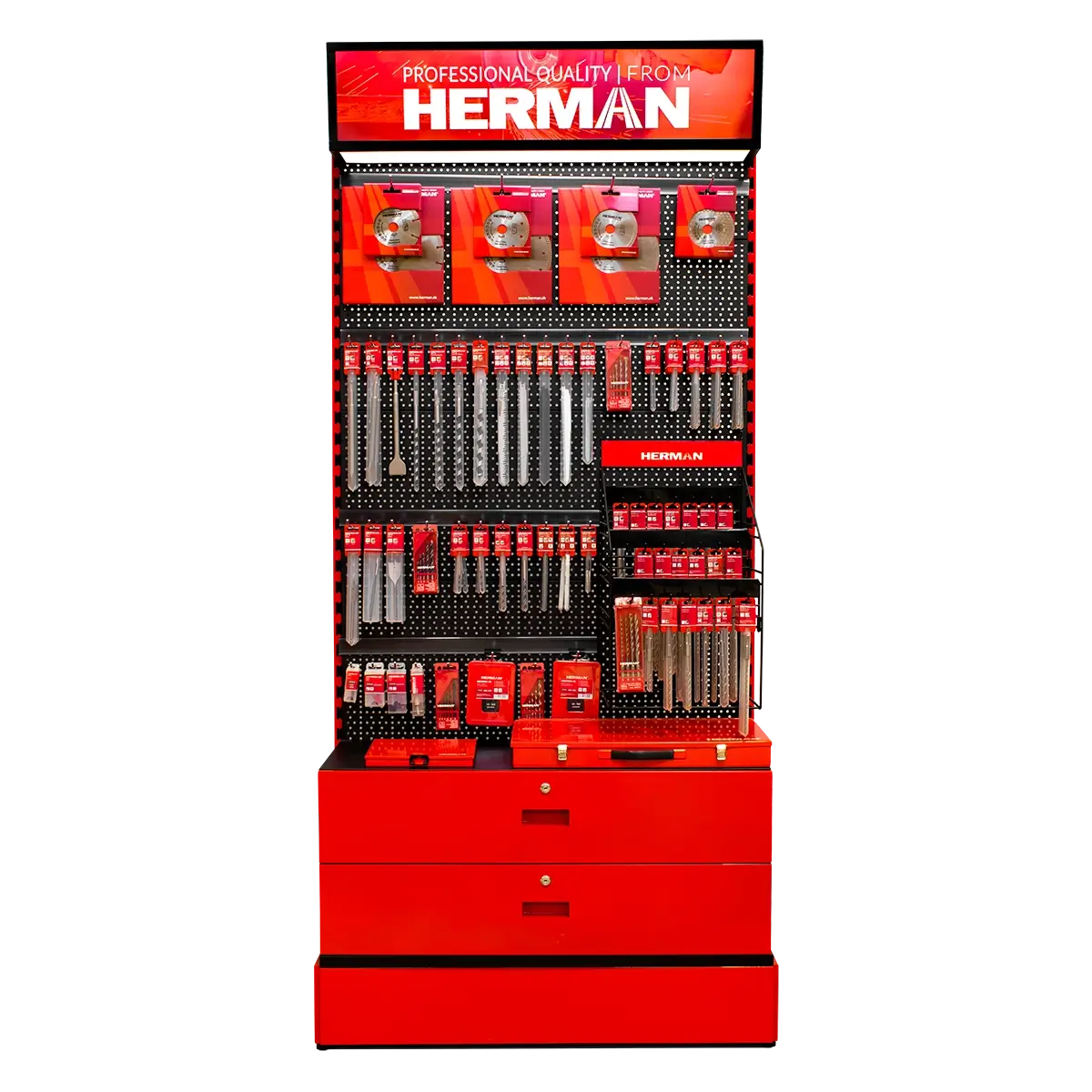 Sales Stand Panel MODUL SS P / F 1020+ pieces of HERMAN products 97800206