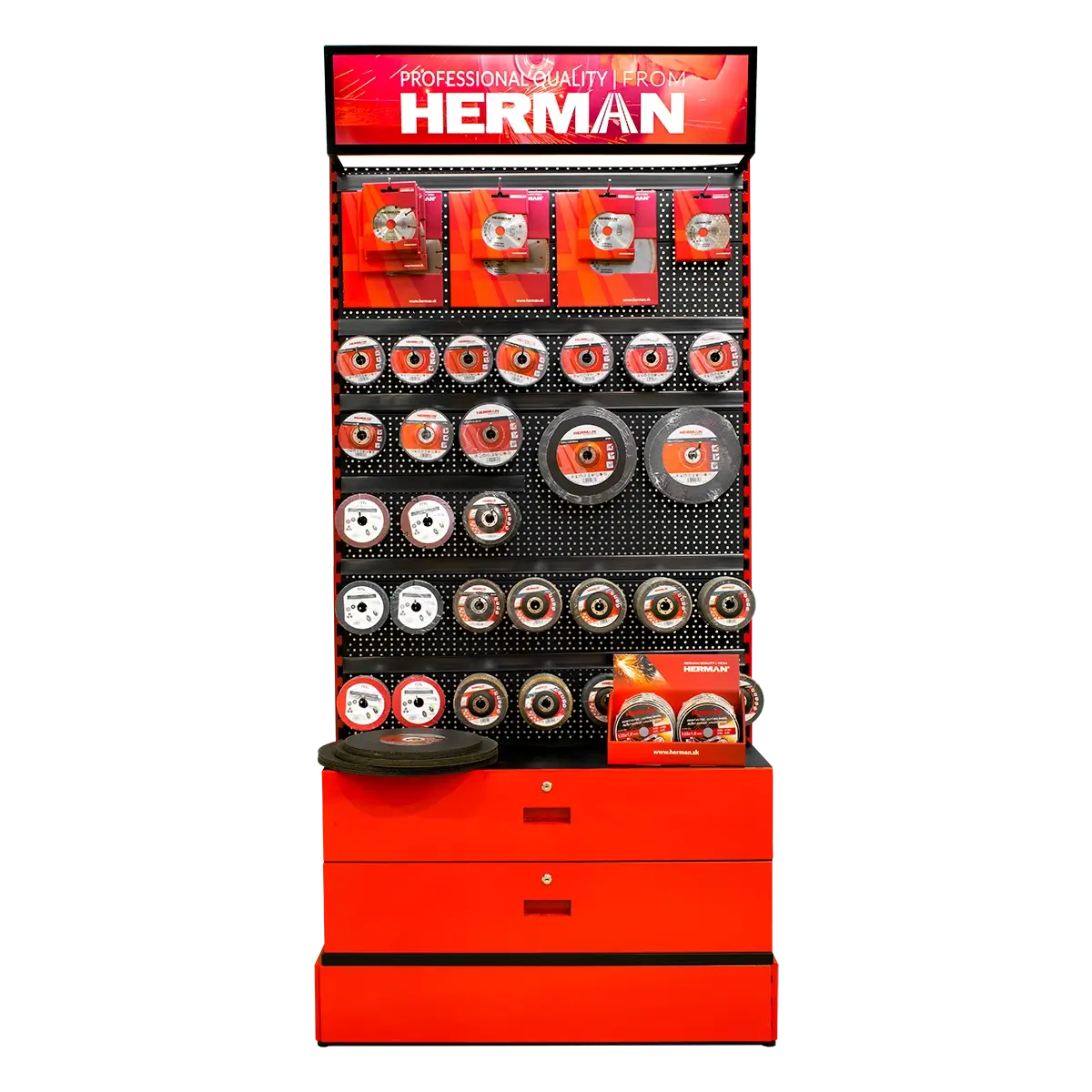 Sales Stand Panel MODUL SS P / H 1190+ pieces of HERMAN products 97800208