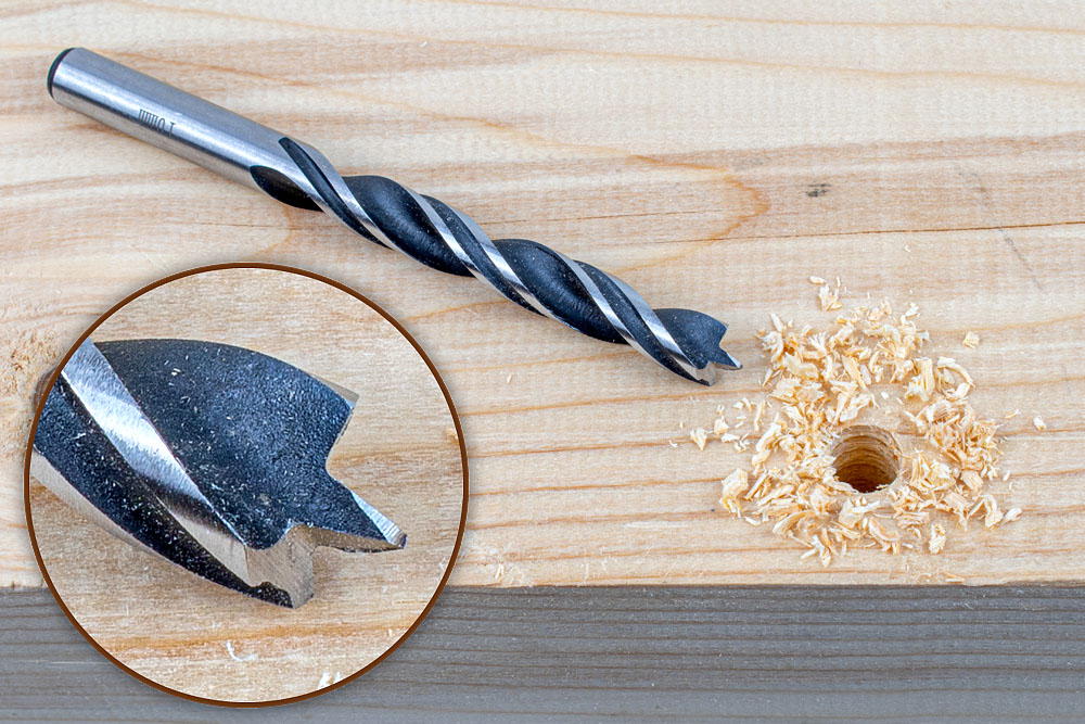 Fig. 2. Twisted drill bit for wood