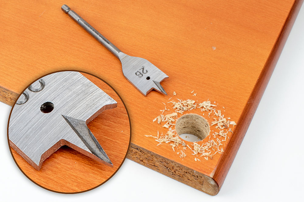 Fig. 4. Flat drill bit for wood